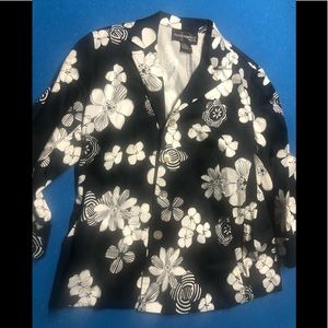🌼3/$15🌼 Requirements Navy Blue Floral Blazer Jacket 12P